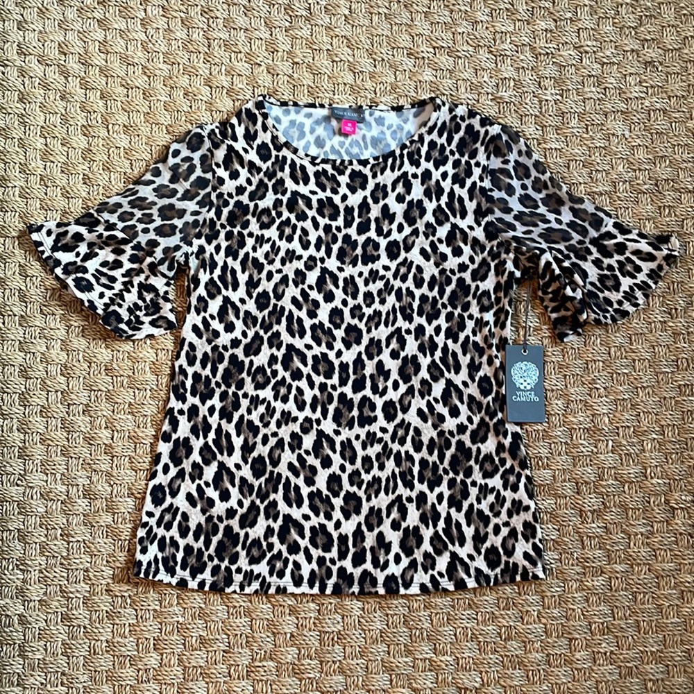 NWT Cheetah blouse